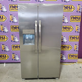 Frigidaire 25.6-cu ft ENERGY STAR Side-by-Side Refrigerator with Ice Maker in Fingerprint Resistant Stainless Steel FRSS26L3AF - Open Box