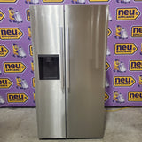 LG 27 cu. ft. Standard-Depth, Side-by-side Refrigerator, with Ice and Water and Bar Handle Design LS27T3230S - Scratch & Dent (Minor)