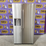 LG 27 cu. ft. Smart Side-by-Side Refrigerator with Smooth Touch Ice & Water Dispenser LL27T3530S - Scratch & Dent (Minor)