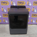 LG 7.3 cu. ft. Ultra Large Capacity Rear Control Electric Dryer with LG EasyLoad™ Door and TurboSteam™ DLEX8600BE - Scratch & Dent (Minor)