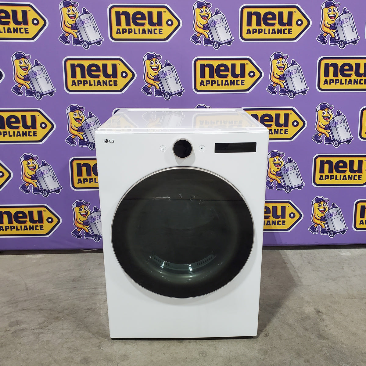 LG 7.4 cu. ft. Smart Front Load Electric Dryer with AI Sensor Dry & TurboSteam™ Technology DLEX6500W  - Open Box