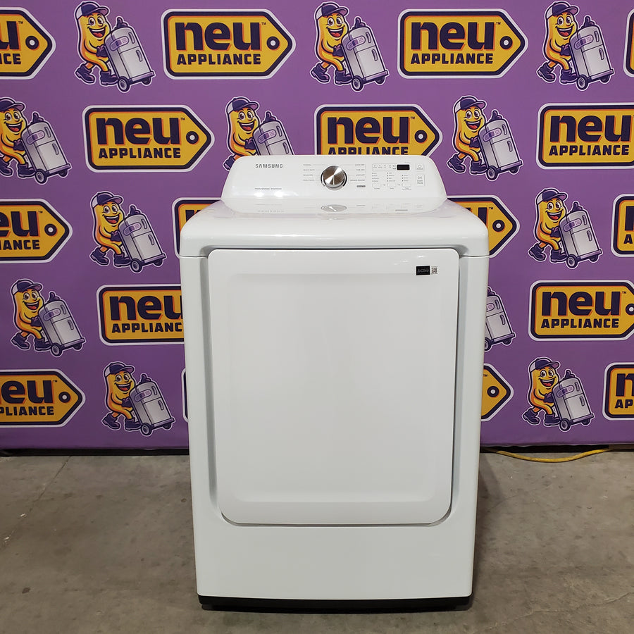 Samsung 7.2 cu. ft. Electric Dryer with Sensor Dry in White DVE45T3200W - Scratch & Dent (Minor)