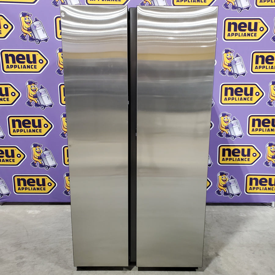 Samsung Stainless Steel Bespoke Side-by-Side 28 cu. ft. Refrigerator with Beverage Center™ and Auto Fill Water Pitcher 22221427 - RS28CB7600QL - Scratch & Dent (Moderate)