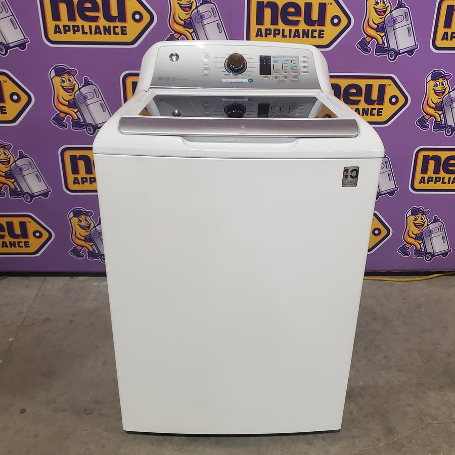 GE® 4.6 cu. ft. Capacity Washer with Stainless Steel Basket GTW680BSJWS - Certified Refurbished