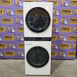 LG Front Load Wash Tower with Center Control 4.5 Cu. Ft. Washer and 7.4 Cu. Ft. Dryer WKE100HWA - Open Box