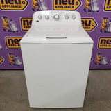 GE White Top Load 4.2 Cu. Ft. Washer with Stainless Steel Basket and Dual Action Agitator GTW460ASJWW - Certified Refurbished