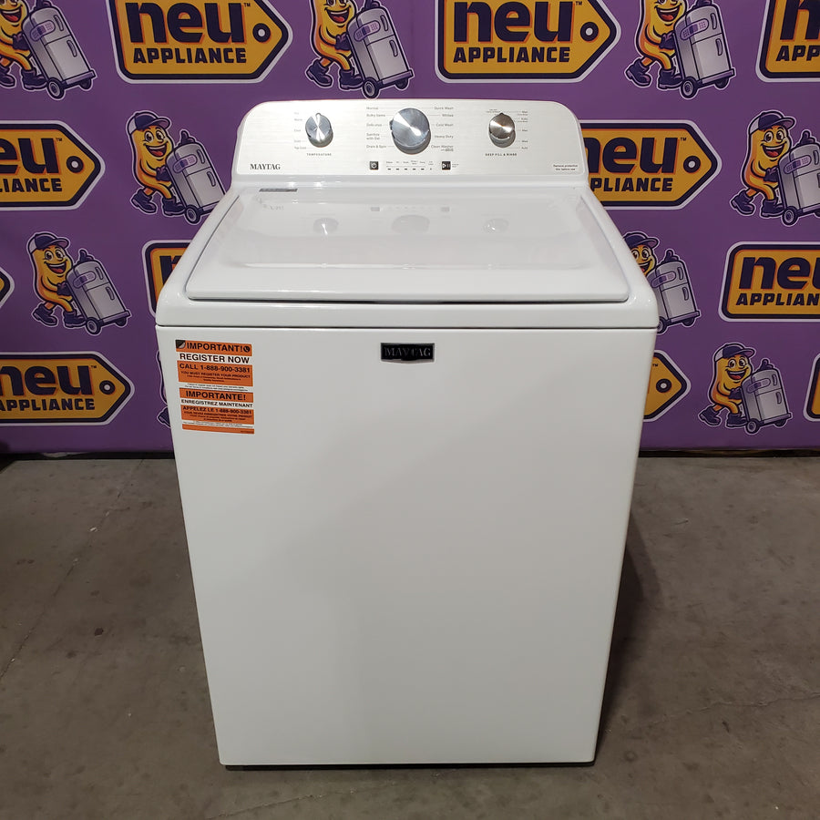 Maytag 4.2 Cu. Ft. Capacity Top Load Washer in White MTW4205SW - Open Box