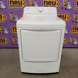 LG 7.3 Cu. Ft. Electric Rear Control Ultra Large Capacity Dryer in White with Sensor Dry DLE6100W - Open Box