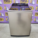 Samsung 5.0 cu. ft. High Efficiency Top Load Washer with Active WaterJet in Champagne WA50T5300AC - Certified Refurbished