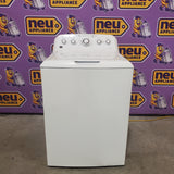 GE® 4.5 cu. ft. Capacity Washer with Stainless Steel Basket in White GTW465ASNWW - Certified Refurbished
