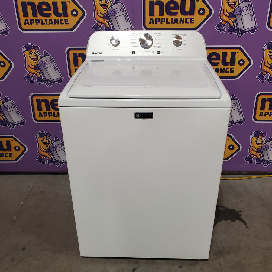 Maytag 4.2 Cu. Ft. Capacity Top Load Washer in White MTW4205SW - Scratch & Dent (Minor)