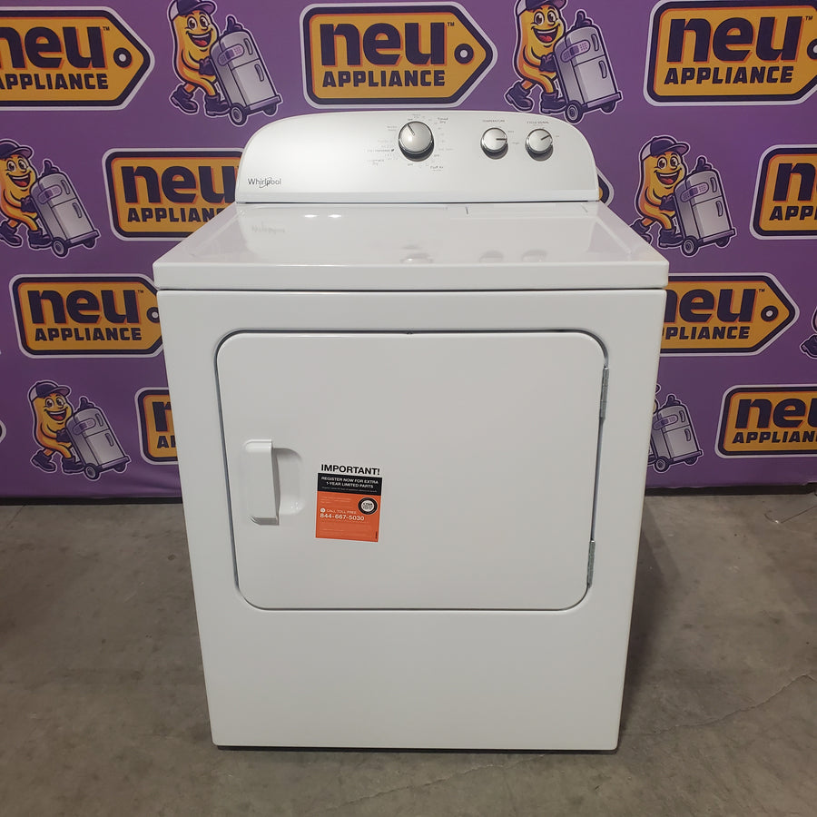 Whirlpool White Electric Extra Large 7.0 Cu. Ft. Dryer with Wrinkle Shield 22142789 - WED4815EW - Open Box