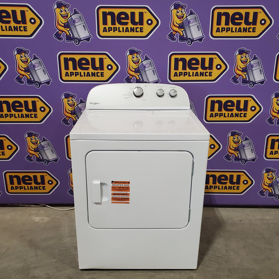 Whirlpool White Electric Extra Large 7.0 Cu. Ft. Dryer with Wrinkle Shield WED4815EW - Scratch & Dent (Minor)