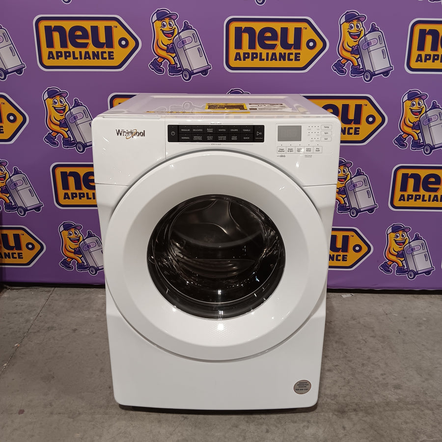 Whirlpool Closet Depth Front Load 4.3 Cu. Ft. Washer with Intuitive Controls WFW560CHW - Certified Refurbished and Whirlpool 7.4 cu. ft. ENERGY STAR Front Load Electric Dryer with Long Vent 16283 - WED560LHW - Certified Refurbished