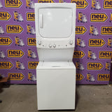GE 3.8 cu. ft. Washer 5.9 cu. ft. Long Vent Electric Dryer Combo in White GUV27ESSMWW - Certified Refurbished