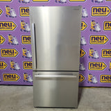 Hisense 33" Wide Counter Depth ENERGY STAR 17.2-cu ft Bottom-Freezer Refrigerator with Ice Maker in Fingerprint Resistant Stainless Steel HRB171N6BSE - Scratch & Dent (Minor)