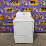 GE White Electric 6.2 Cu. Ft. Capacity Dryer with Shallow Depth and Up to 120 Ft. Venting Capability GTX33EASKWW - Certified Refurbished