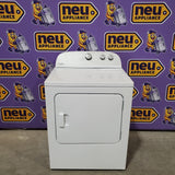 Whirlpool White Electric Extra Large 7.0 Cu. Ft. Dryer with Wrinkle Shield WED4815EW - Scratch & Dent (Minor)