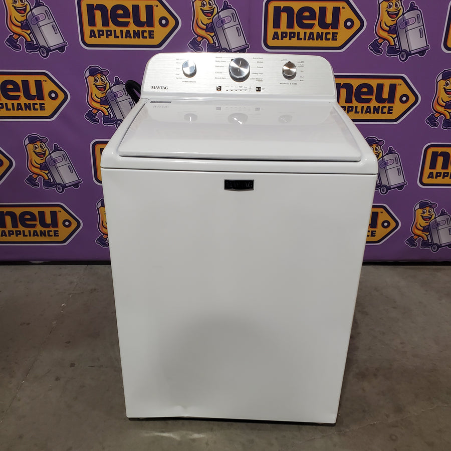 Maytag Top Load 4.5 Cu. Ft. Washer with Deep Fill in White MVW4505MW - Scratch & Dent (Moderate)