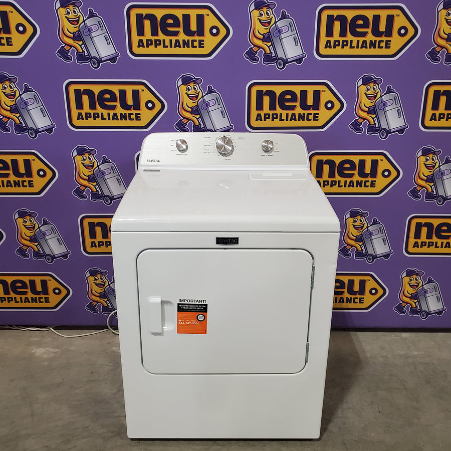 MayTag 7.0 cu. ft. Top Load Electric Wrinkle Prevent Dryer MED4500MW - Scratch & Dent (Minor)