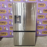 Samsung Bespoke AI Counter-Depth Sphere Ice 26-cu ft 36-in Wide French Door Refrigerator with Dual Ice Maker (Fingerprint Resistant Stainless Steel) ENERGY STAR Certified RF70F27SER - Scratch & Dent (Moderate)