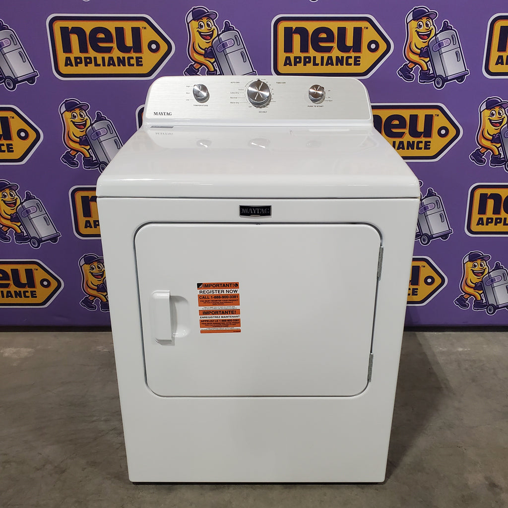 Pictures of MayTag 7.0 cu. ft. Top Load Electric Wrinkle Prevent Dryer 22442612 - MED4500MW - Open Box - Neu Appliance Outlet - Discount Appliance Outlet in Austin, Tx