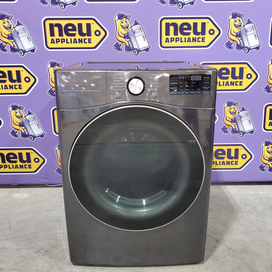 LG Front Load 4.5 Cu. Ft. Washer with TurboWash 360 Technology WM4000HBA - Scratch & Dent (Minor) and LG Smart Wi-Fi Enabled Front Load Electric 7.4 Cu. Ft. Dryer with TurboSteam 16265 - DLEX4000B - Scratch & Dent (Moderate)