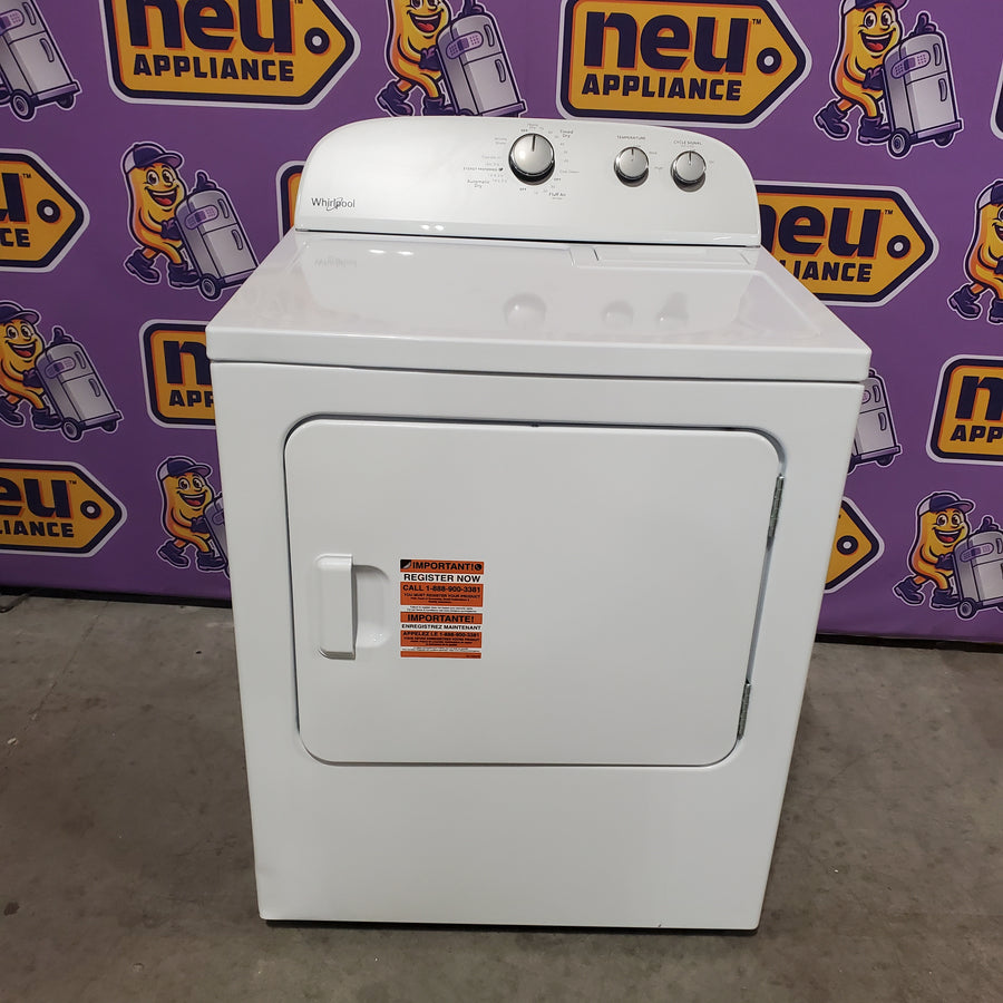 Whirlpool Top Load 3.5 Cu. Ft. Washer with Deep Water Wash Option WTW4816FW - Open Box and Whirlpool Vented 7.0 Cu. Ft. Electric Dryer WED4815EW - Scratch & Dent (Minor)