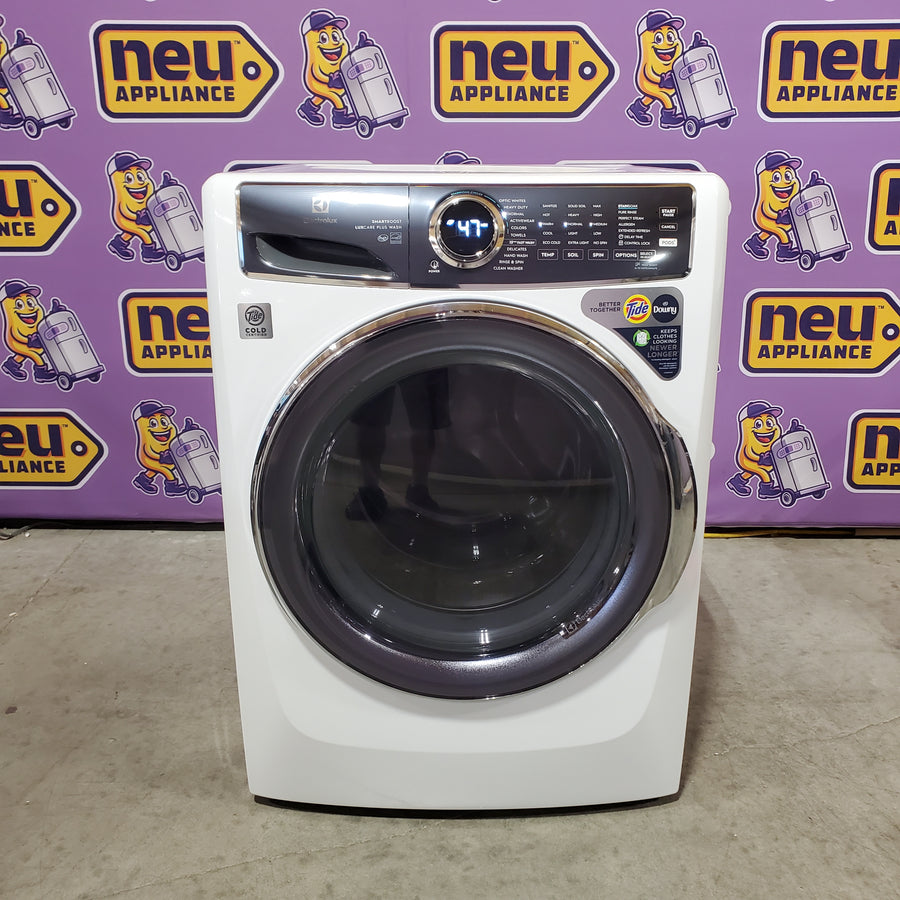Electrolux 4.5 Cu.Ft. Stackable Front Load Washer with Steam and SmartBoost Wash System ELFW7637AW - Open Box