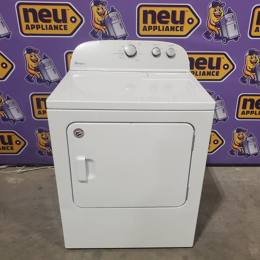 Whirlpool 3.8–3.9 Cu. Ft.  Top Load Washer with 2 in 1 Removable Agitator and Soil Level Selection WTW4957PW - Certified Refurbished and Whirlpool 7-cu ft Vented Electric Dryer WED4815EW - Certified Refurbished