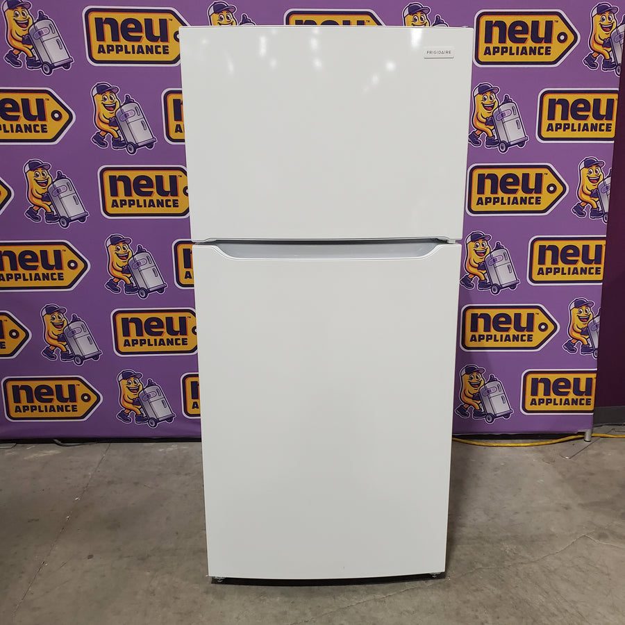 Frigidaire 20 Cu. Ft. Garage Ready Top Freezer Refrigerator in White 22121492 - FFTR2045VW - Scratch & Dent (Minor)
