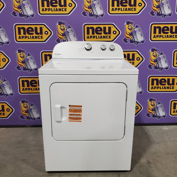 Whirlpool White Electric Extra Large 7.0 Cu. Ft. Dryer with Wrinkle Shield 22221439 - WED4815EW - Scratch & Dent (Minor)