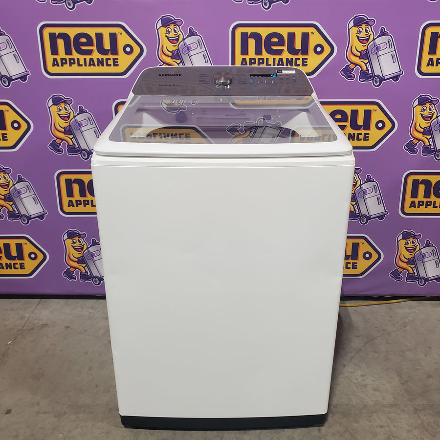 Samsung ENERGY STAR 5.0 cu. ft. Top Load Washing Machine with Active Water Jet WA50R5200AW - Certified Refurbished