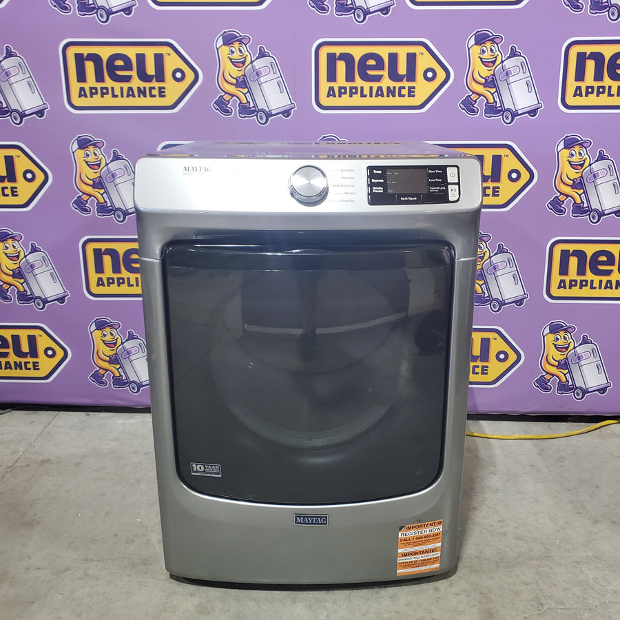 Maytag 4.5-cu ft High Efficiency Stackable Steam Cycle Front-Load Washer MHW5630HC - Open Box and Maytag 7.3-cu ft Stackable Vented ENERGY STAR Electric Dryer MED5630HC - Scratch & Dent (Minor)