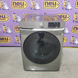 Samsung 4.5 cu. ft. Large Capacity Smart Front Load Washer with Super Speed Wash in Platinum WF45B6300AP - Scratch & Dent (Minor)
