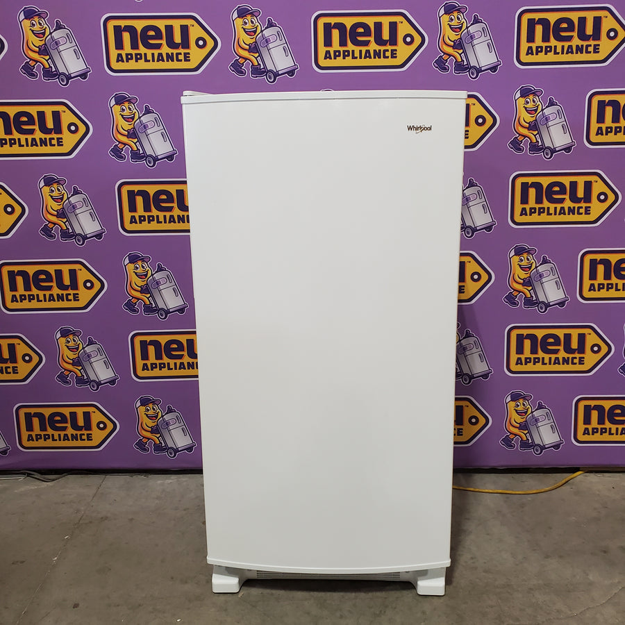 Whirlpool 16 cu. ft. Upright Freezer with LED Lighting WZF34X16DW - Scratch & Dent (Moderate)