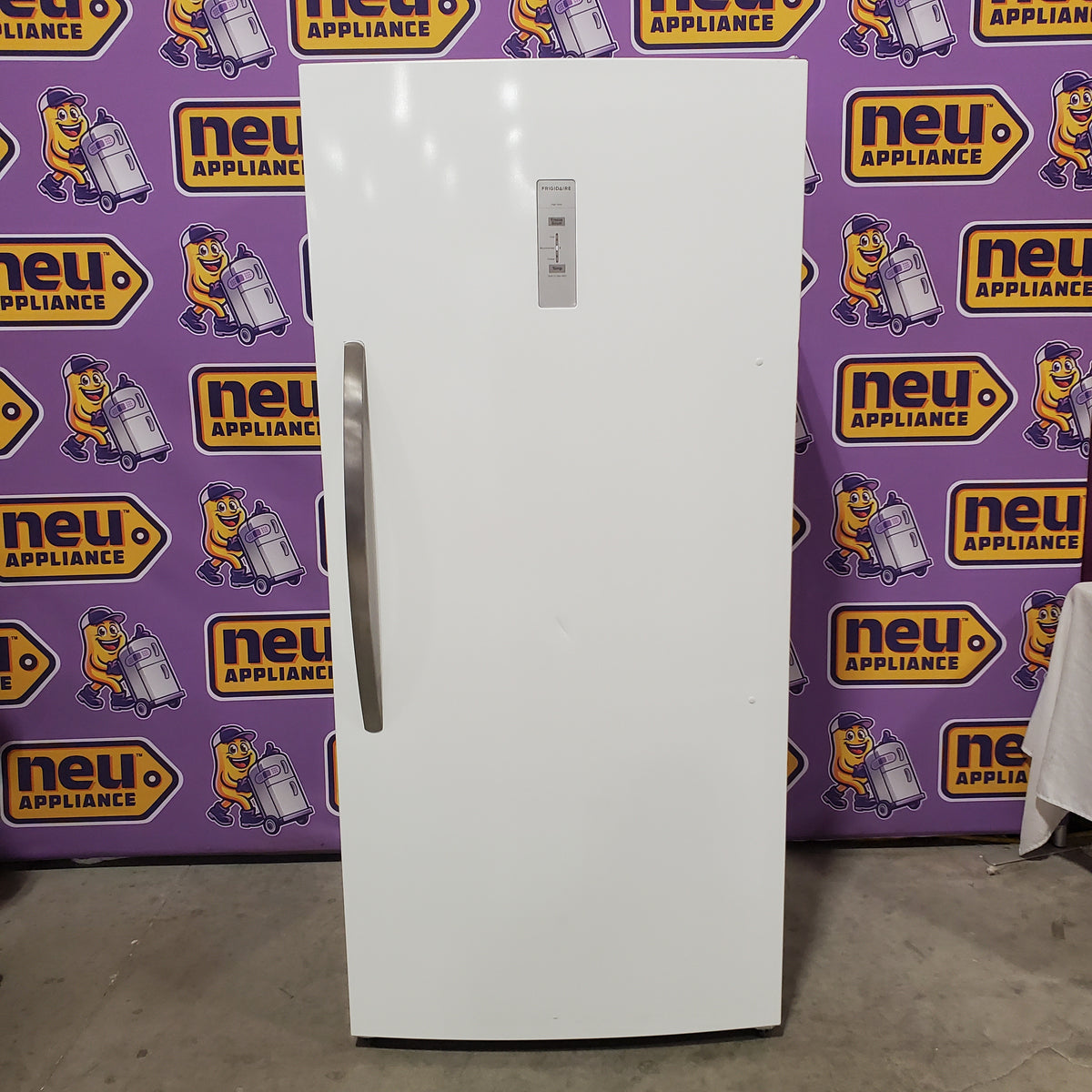 Frigidaire 20 Cu. Ft. ENERGY STAR Garage Ready White Upright Freezer with EvenTemp™ Cooling System FFUE2024AW - Scratch & Dent (Minor)