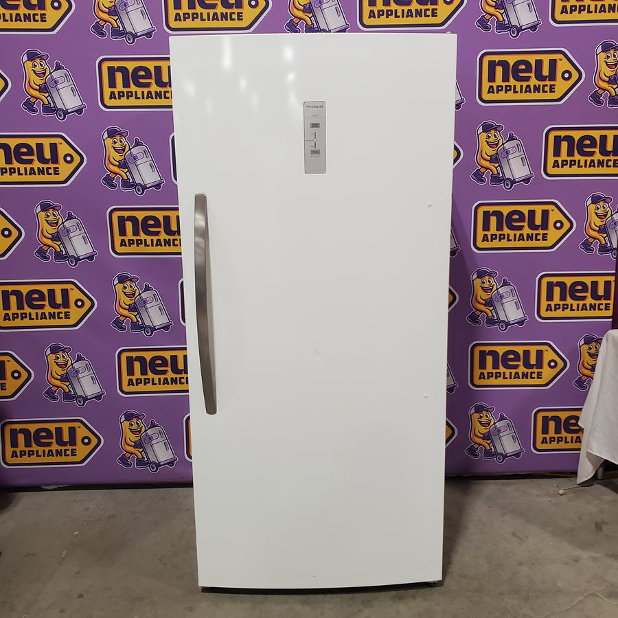 Frigidaire 20 Cu. Ft. ENERGY STAR Garage Ready White Upright Freezer with EvenTemp™ Cooling System FFUE2024AW - Scratch & Dent (Minor)