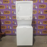 GE 3.8 cu. ft. Washer 5.9 cu. ft. Long Vent Electric Dryer Combo in White GUV27ESSMWW - Certified Refurbished
