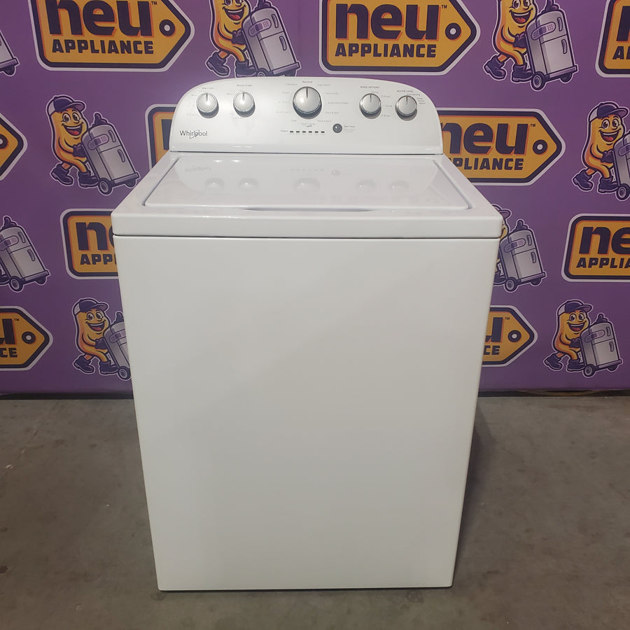 Whirlpool Top Load 3.5 Cu. Ft. Washer with Deep Water Wash Option WTW4816FW - Certified Refurbished and Whirlpool Vented 7.0 Cu. Ft. Electric Dryer WED4815EW - Scratch & Dent (Moderate)
