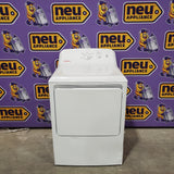Hotpoint 6.2 cu. ft. Capacity Electric Dryer with Up To 120 ft. Venting and Shallow Depth HTX26EASWWW - Scratch & Dent (Major)