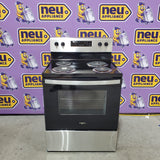 Whirlpool Stainless Steel 4.8 cu. ft. Electric Range with Keep Warm Setting and Large Oven Window WFC150M0JS - Open Box