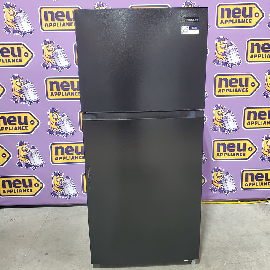 Frigidaire 19 Cu. Ft. Garage Ready Top Freezer Refrigerator in Black FRTE1814AB - Scratch & Dent (Moderate)
