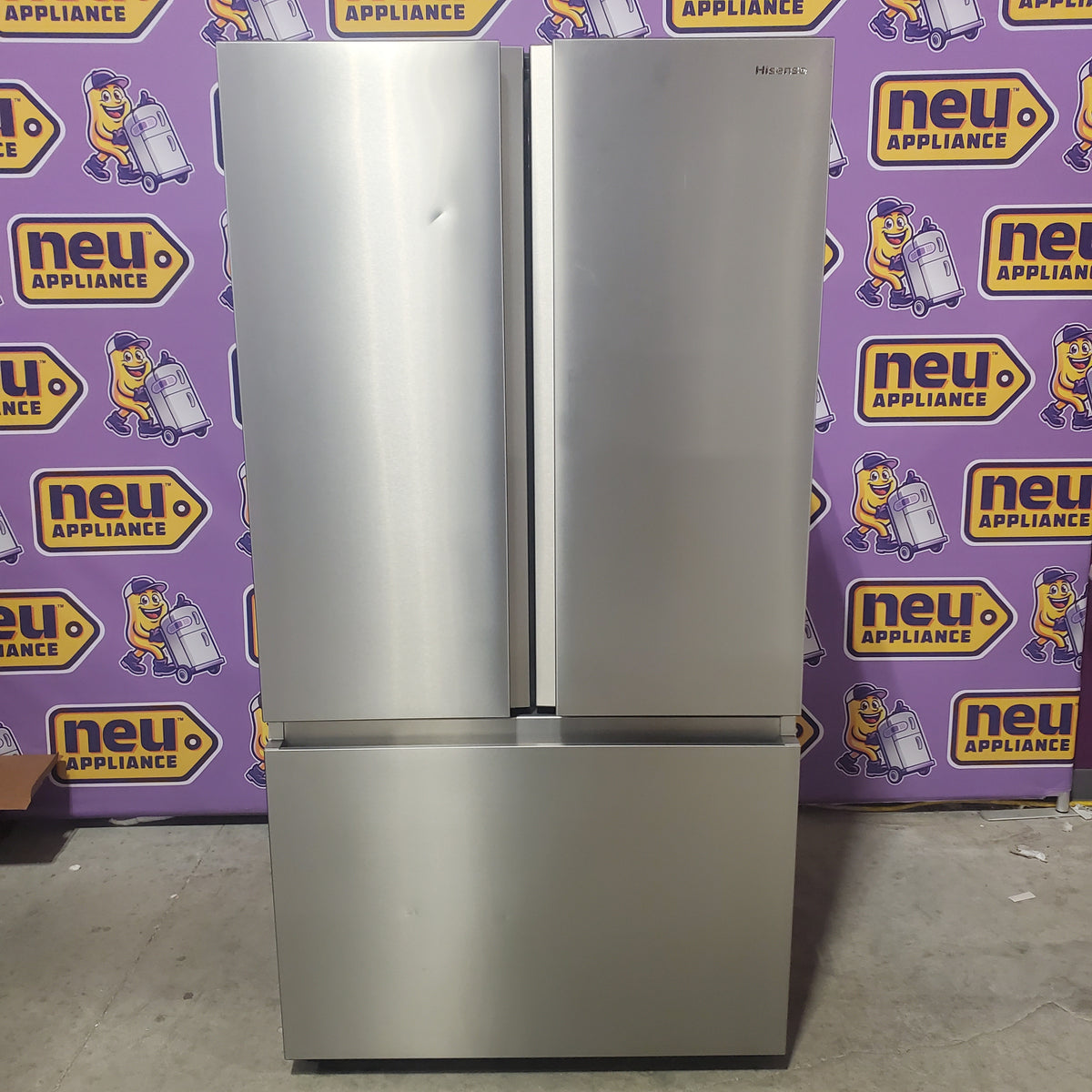 Hisense 26.6 cu. ft. French Door Refrigerator in Fingerprint Resistant Stainless Steel HRF266N6CSE1 - Scratch & Dent (Minor)