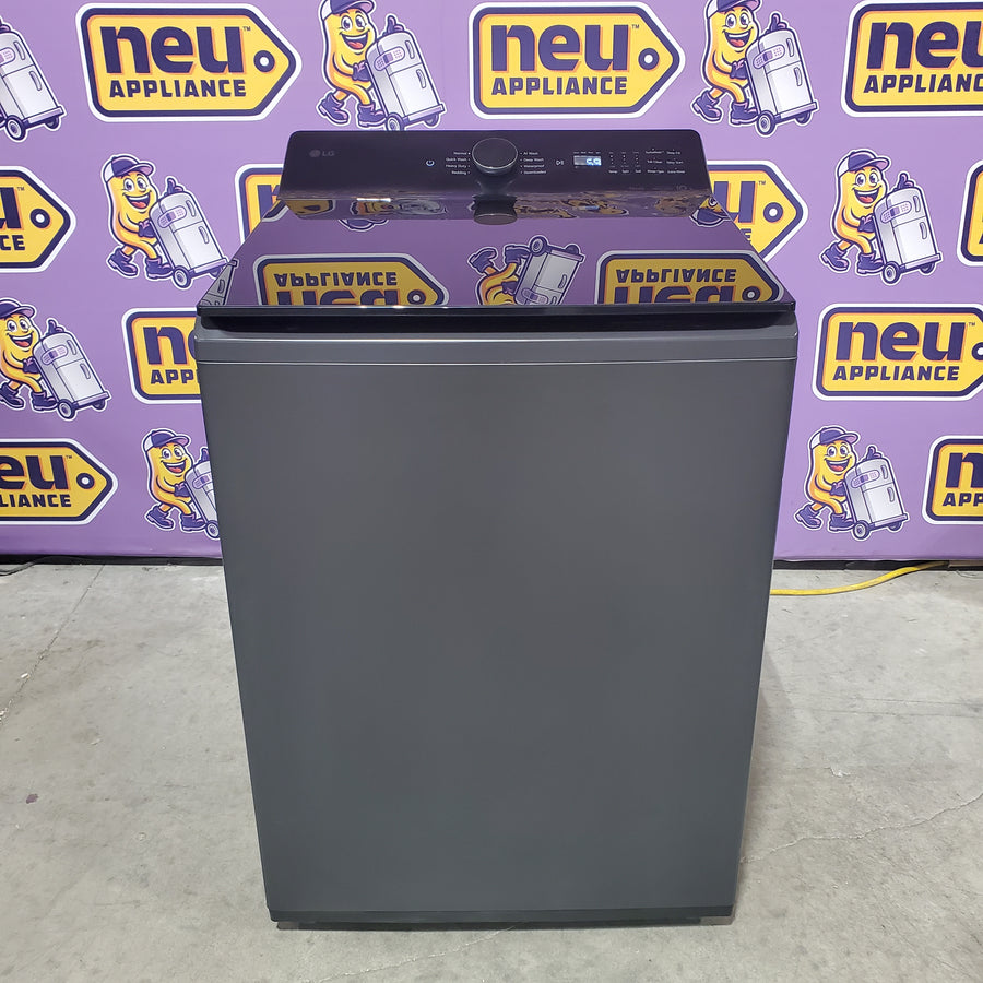 LG 5.3 cu. ft. Smart Top Load Washer with 4-Way® Agitator, TurboWash3D Technology, and AI Sensing EasyUnload™ WT8405CB - Scratch & Dent (Minor)
