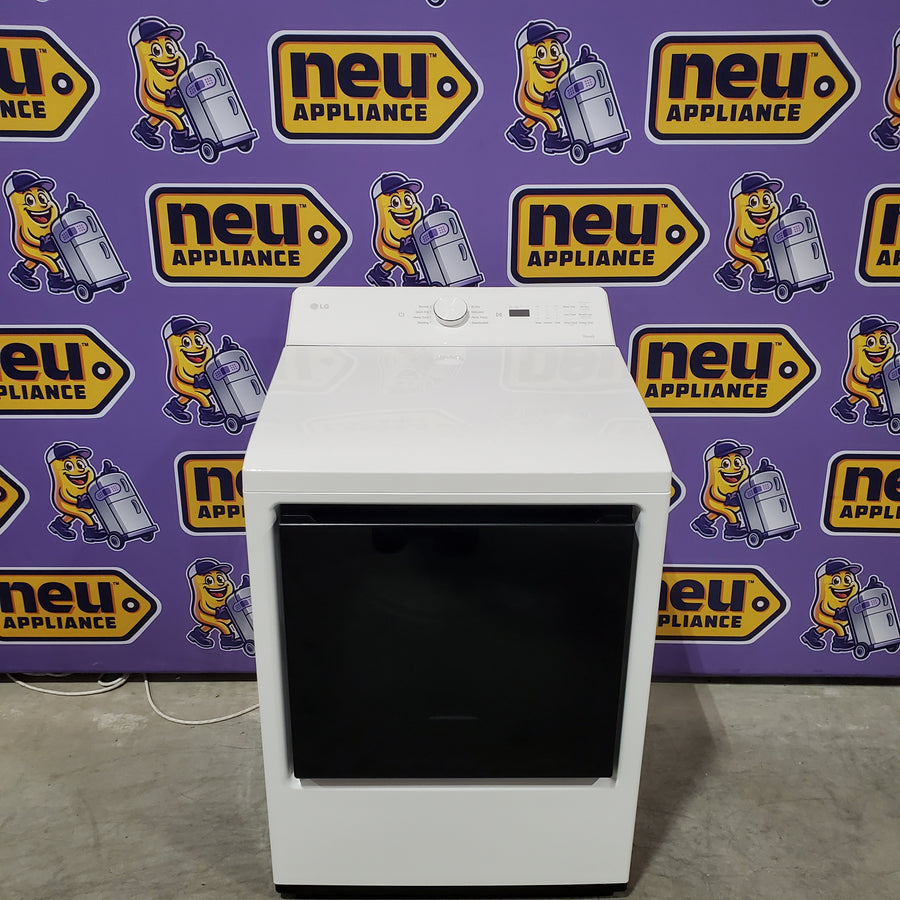 LG 7.3 cu. ft. Ultra Large Capacity Rear Control Electric Dryer with AI Sensing and ThinQ® Smart Features DLE8200W - Open Box