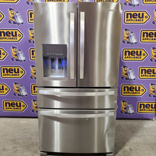 Whirlpool French Door Bottom Mount Refrigerator in Fingerprint Resistant Stainless Steel 22121491 - WRMF3636RZ - Scratch & Dent (Moderate)