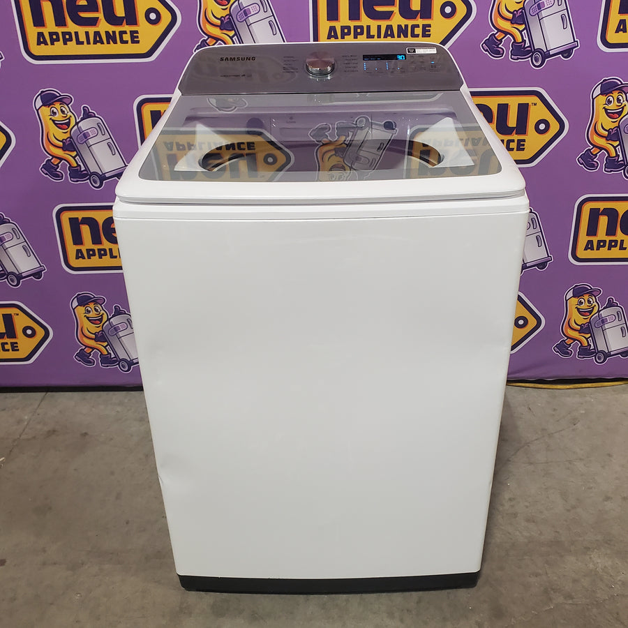 Samsung ENERGY STAR 5.0 cu. ft. Top Load Washing Machine with Active Water Jet WA50R5200AW - Certified Refurbished
