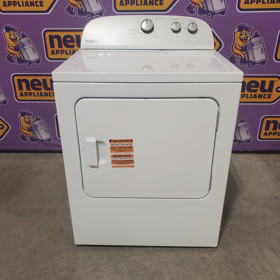 Whirlpool White Electric Extra Large 7.0 Cu. Ft. Dryer with Wrinkle Shield 22421742 - WED4815EW - Scratch & Dent (Minor)