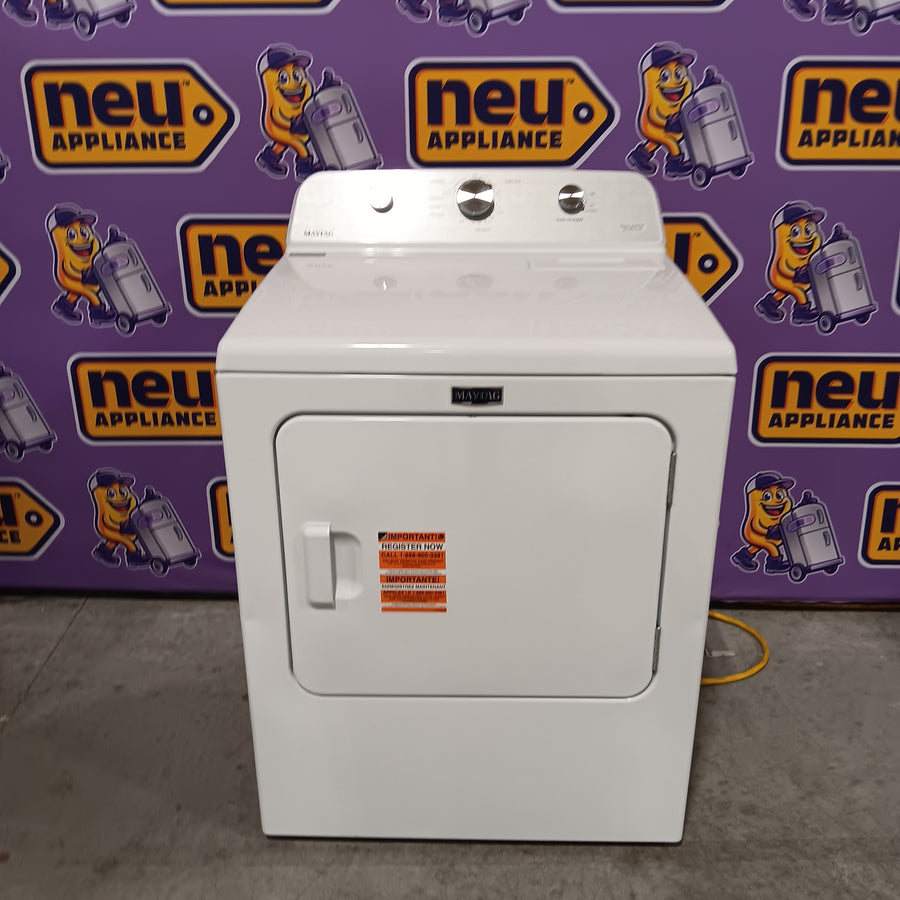 Maytag 4.5 cu. ft. Capacity Top Load Washer with Power™ Agitator and Deep Fill MVW4505MW - Scratch & Dent (Moderate) and Maytag 7.0 cu. ft. Capacity Top Load Electric Wrinkle Prevent Dryer 16286 - MED4500MW - Scratch & Dent (Minor)